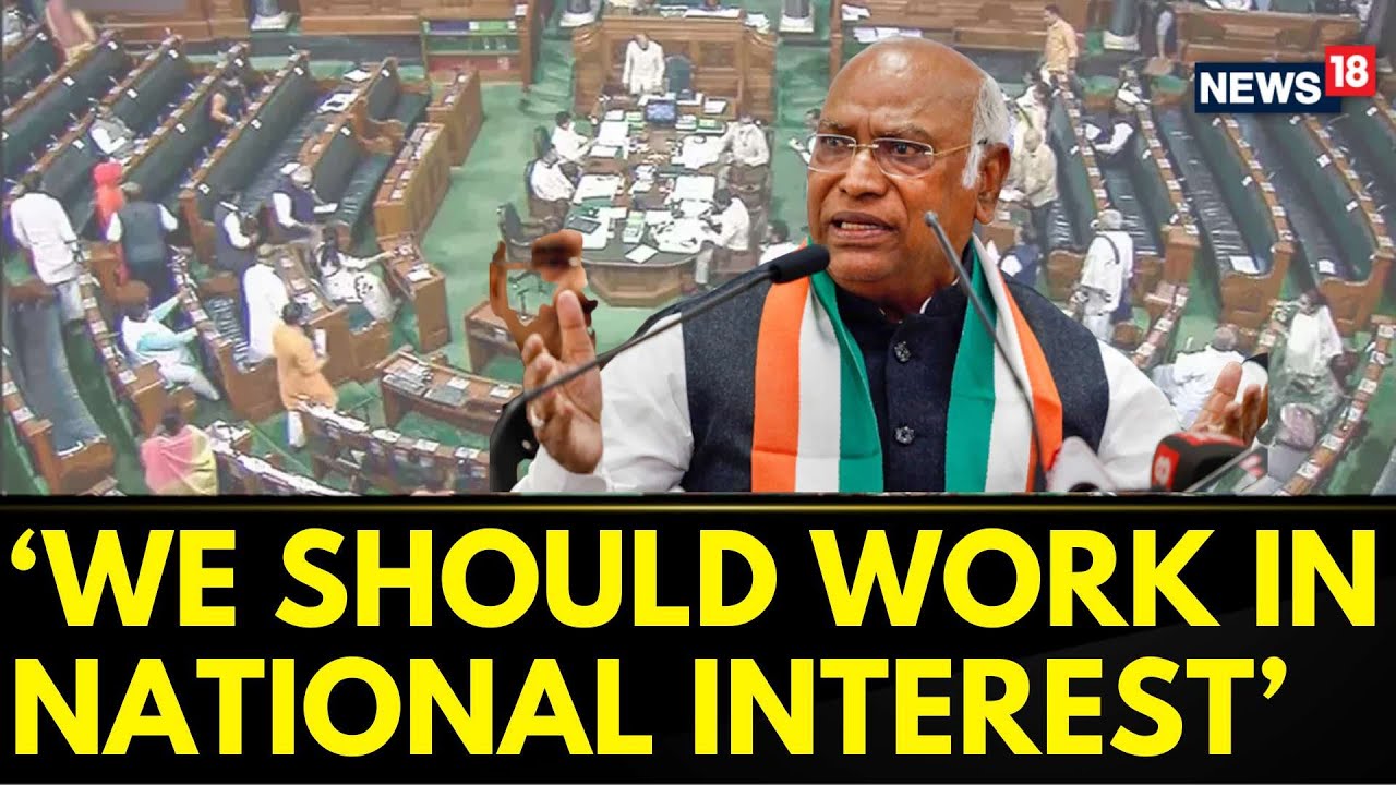 Parliament Special Session | Congress Head Mallikarjun Kharge's National Interest Message | News18