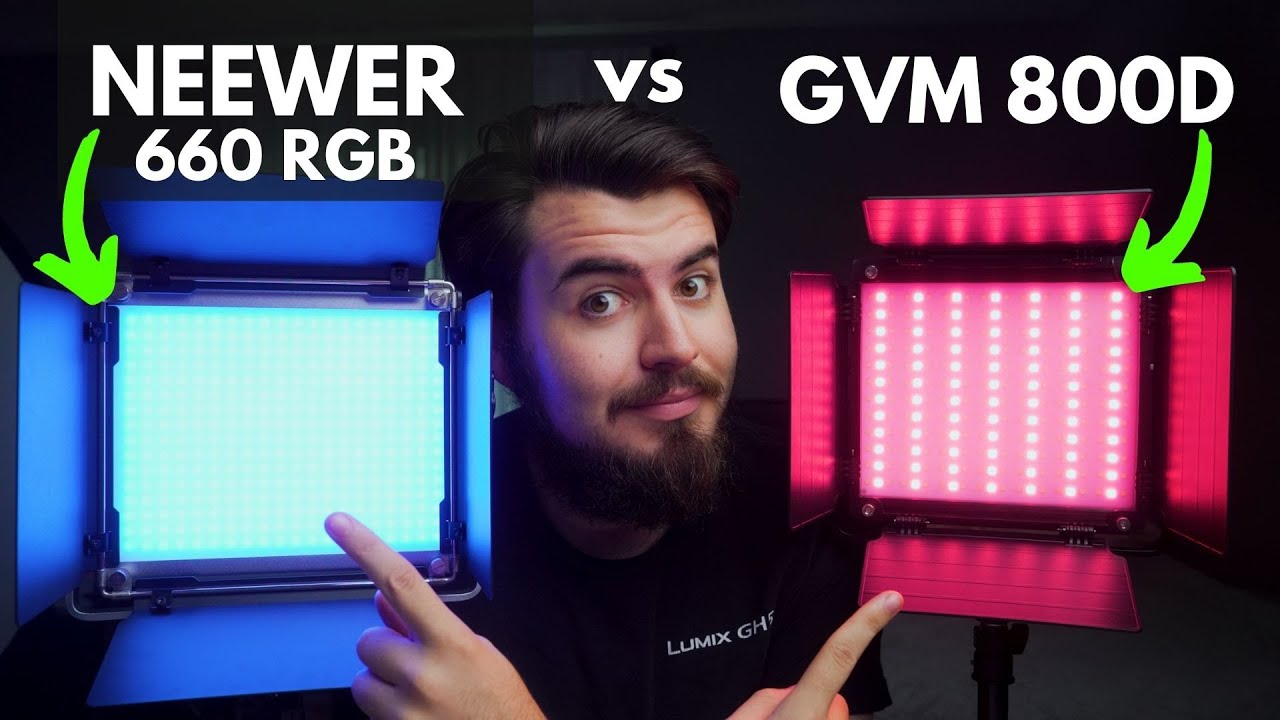 NEEWER 660 RGB против GVM 800D | Обзор + Тест