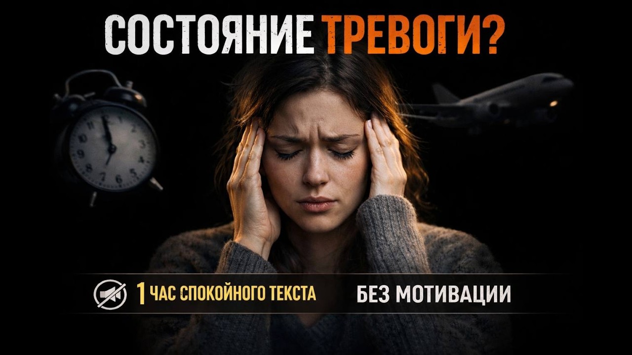 Вы привыкли к тревоге. Но это не норма. | 1ч 40 м. спокойного текста