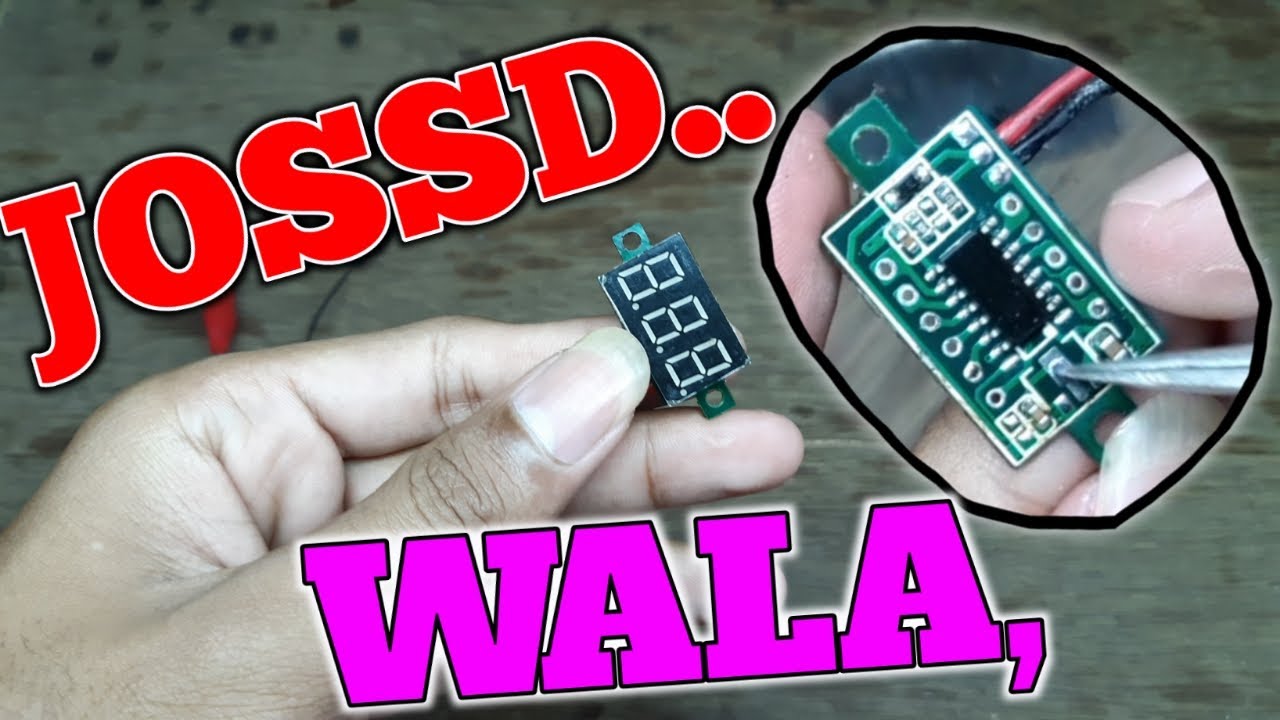 Cara Perbaiki Digital Volt Meter DC Matot - Mati Total...jossd