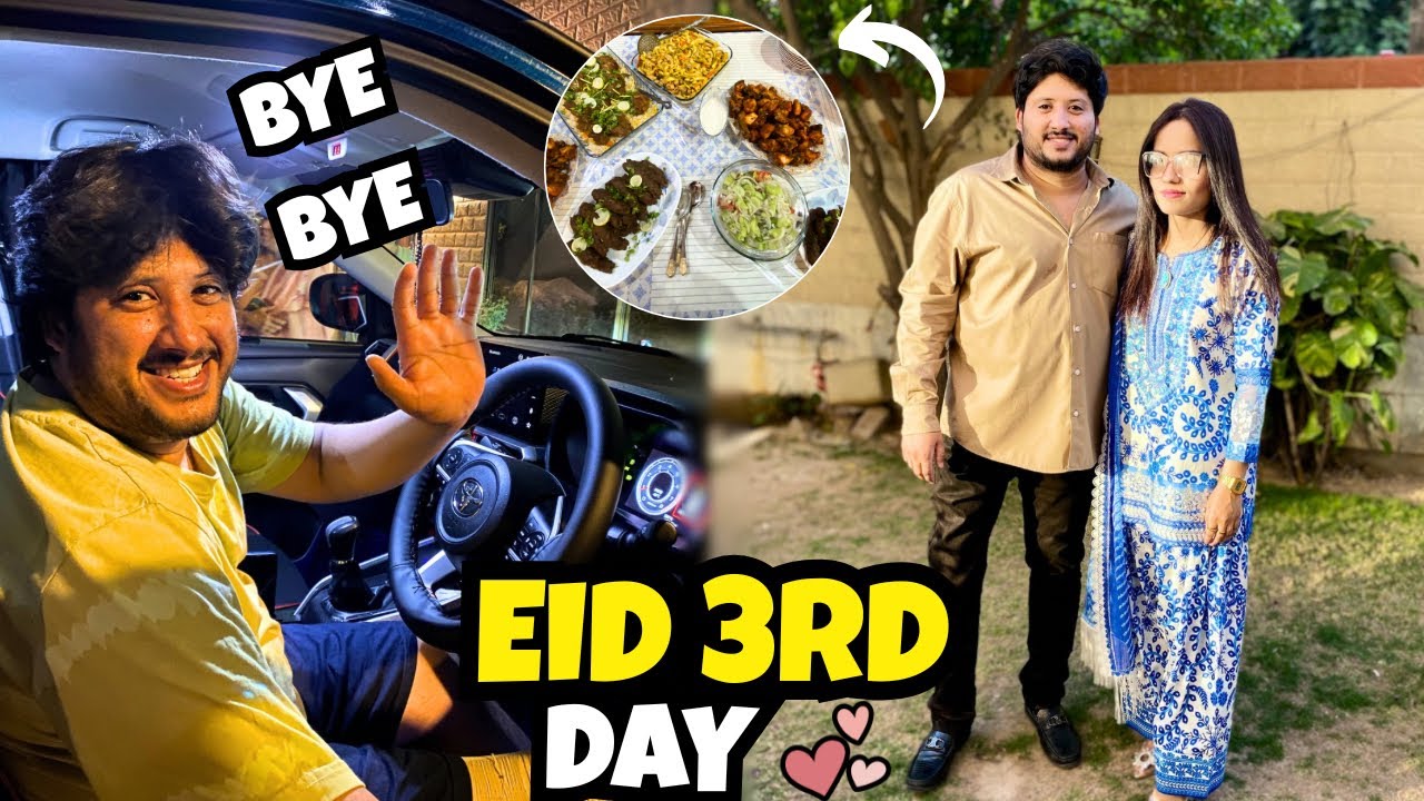 Special lunch on 3rd Day🍴Ali is Back to Karachi 🚗