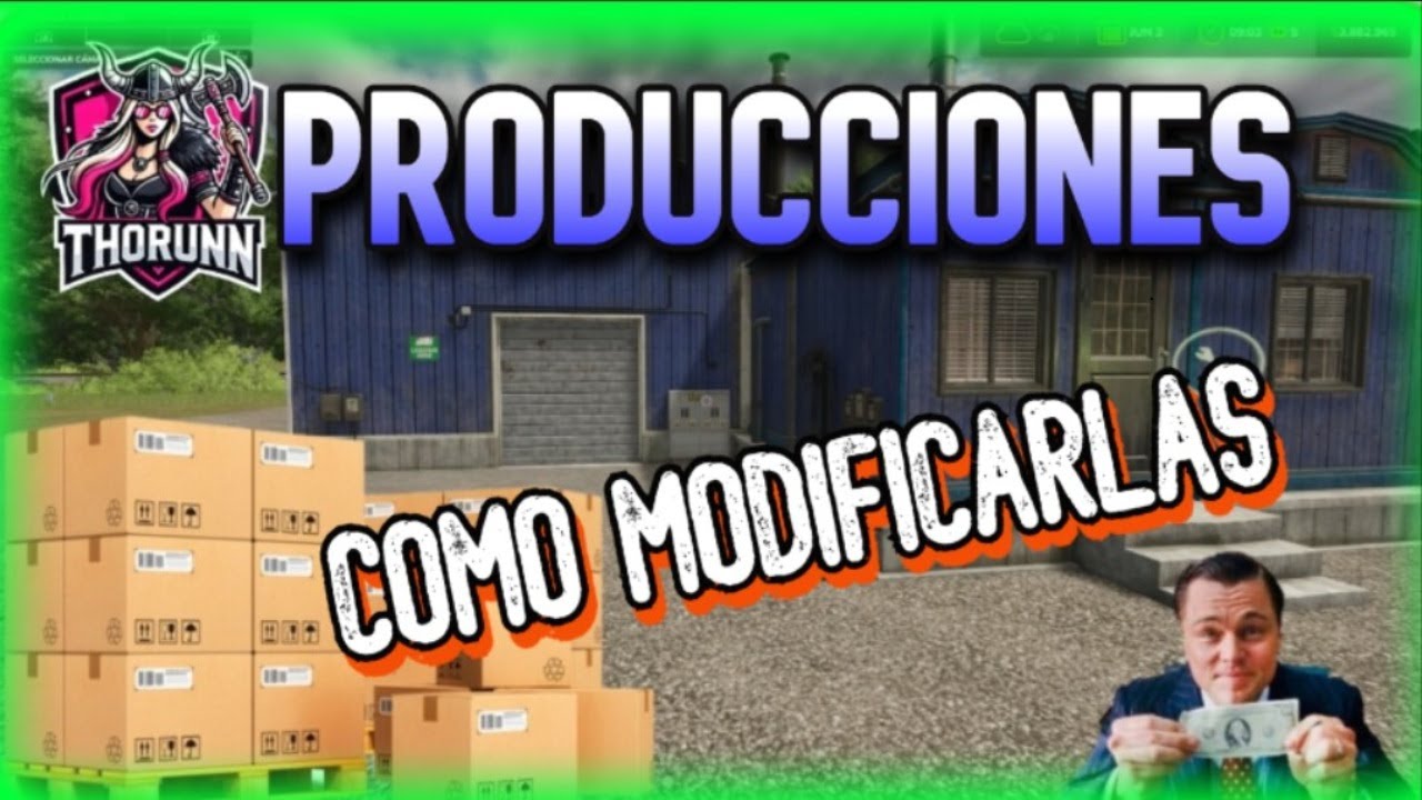 Cómo Modificar Producciones en Farming Simulator 25 🚜| Producciones originales del juego
