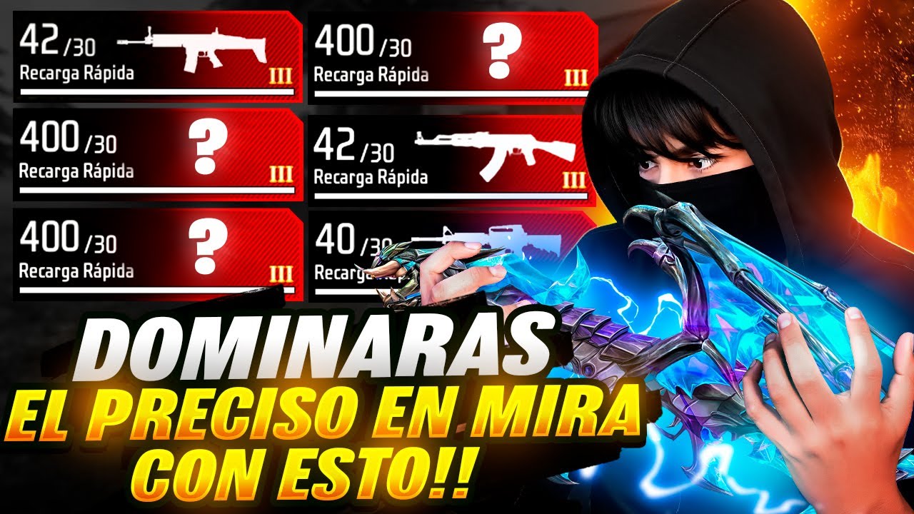 CON ESTOS TIPS DOMINARÁS el PRECISO en MIRA en FREE FIRE! 😱