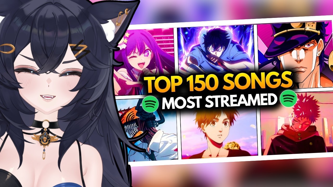 Top 150 Streamed Anime Songs of ALL TIME! [Reaction]