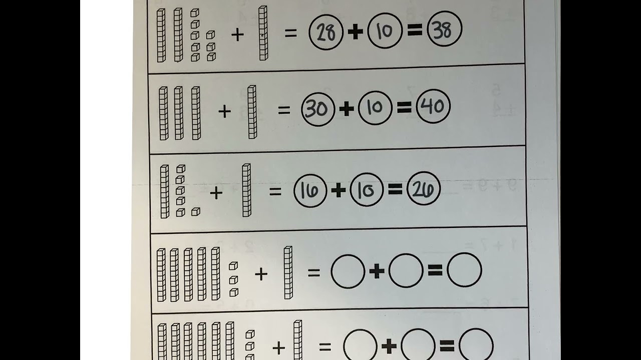 Adding tens and ones