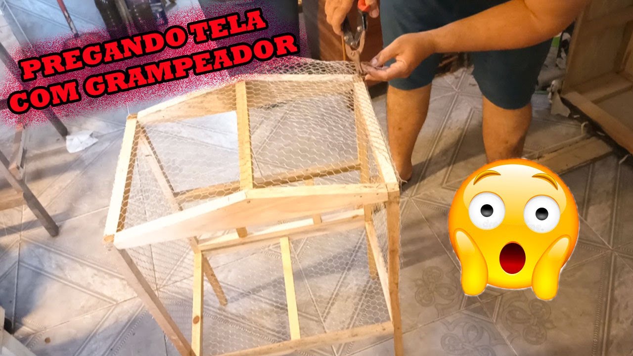 COMO COLOCAR TELA DE ARAME EM VIVEIROS