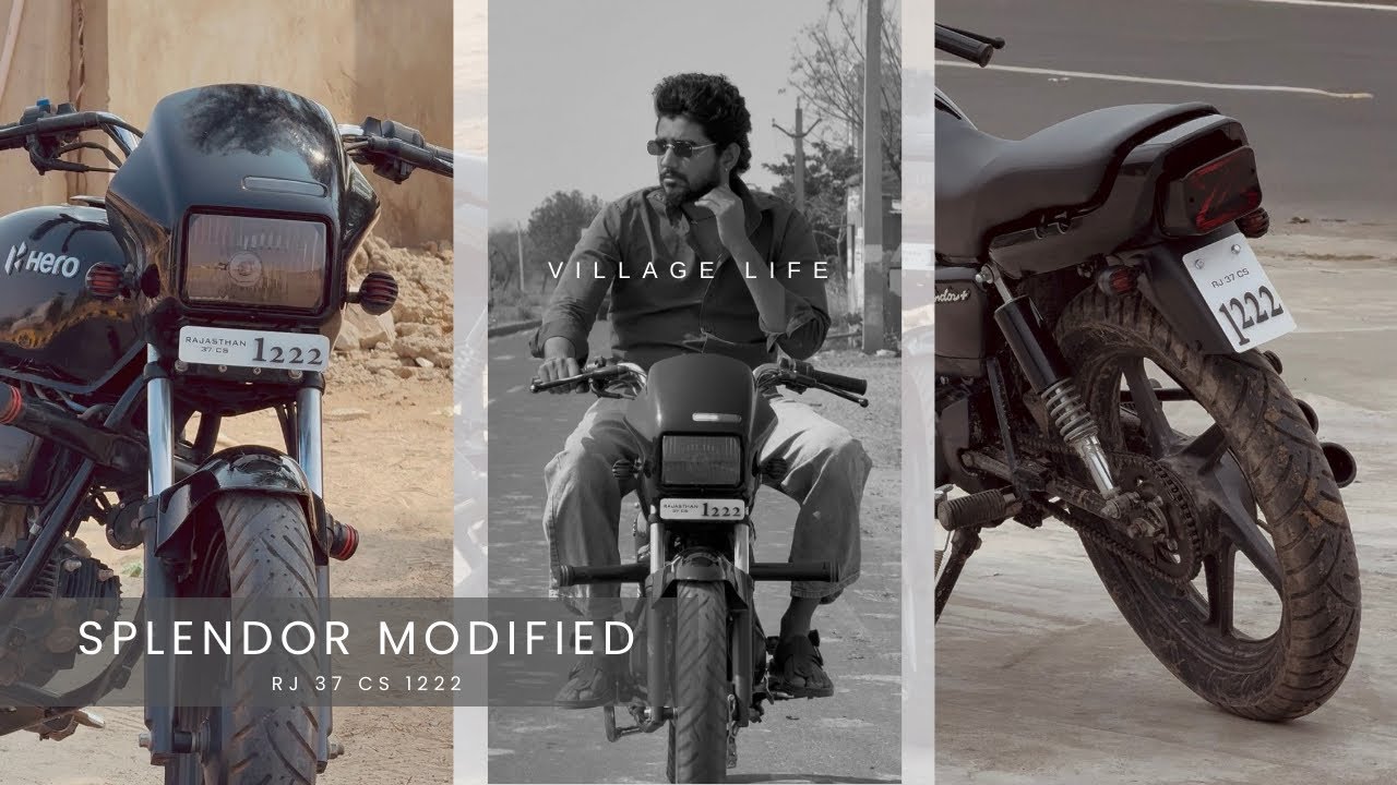 Old splendor modification in my way 🔥 #splendormodified #automobile #bikemodification 