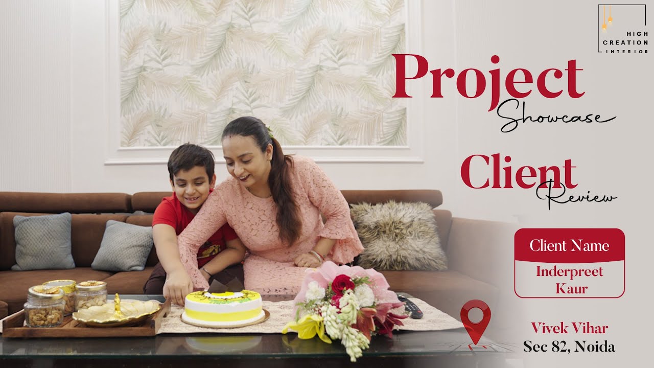 ✨ Inderpreet Kaur's Modern Luxury Home Tour – 2BHK Makeover at Vivek Vihar, Sector 82, Noida 🏡