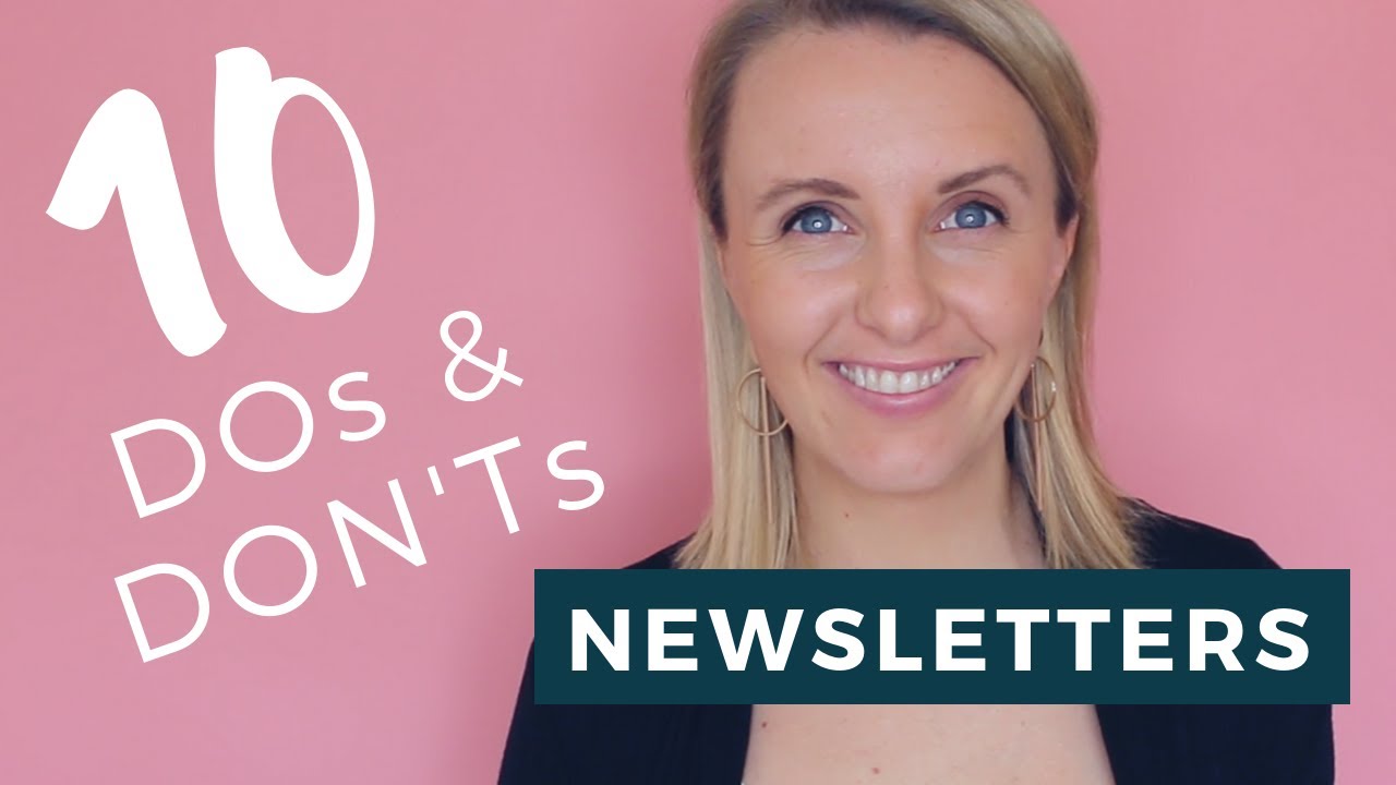 Increase Email Open Rates 👉🏼 10 DOs & DON’Ts of EMAIL NEWSLETTERS