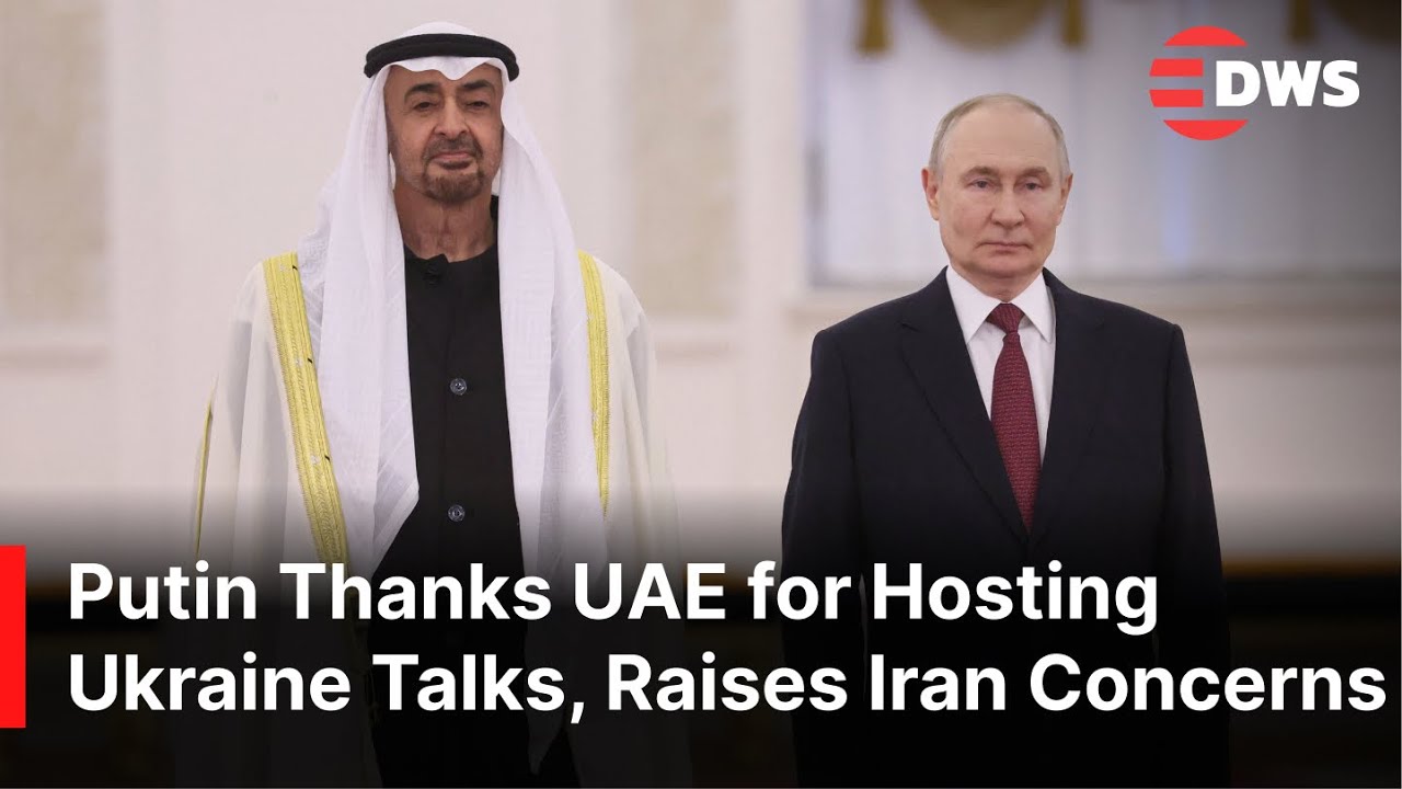 Путин принимает президента ОАЭ в Кремле для переговоров по Украине, Ирану и ближневосточному криз...