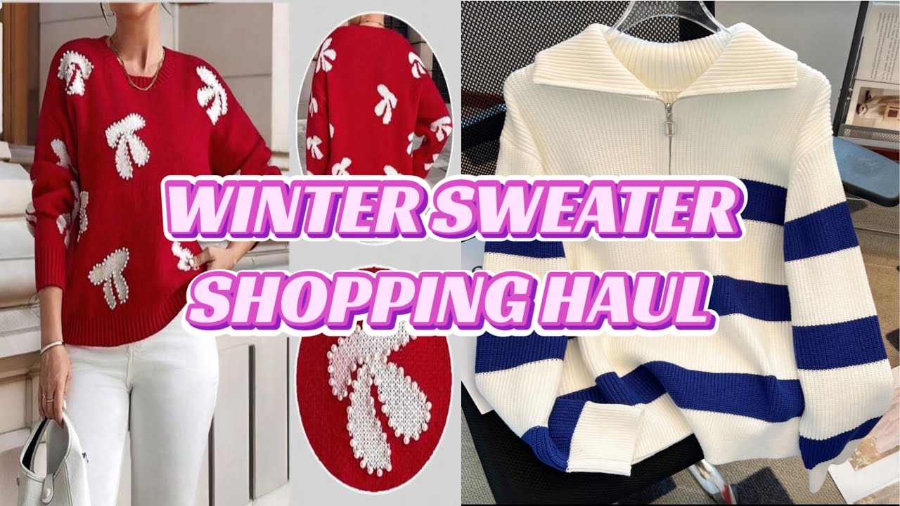 Winter Sweater Shopping Haul 2026 | Trendy & Affordable Winter Outfits for Girls ❄️