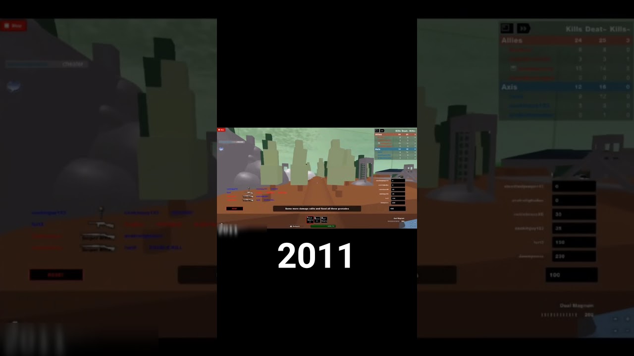 Evolution of Roblox 2004 to 2022 shorts 