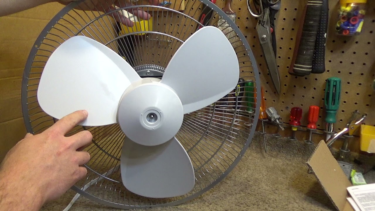 Attempting to Balance an Air King 9155 Fan Blade