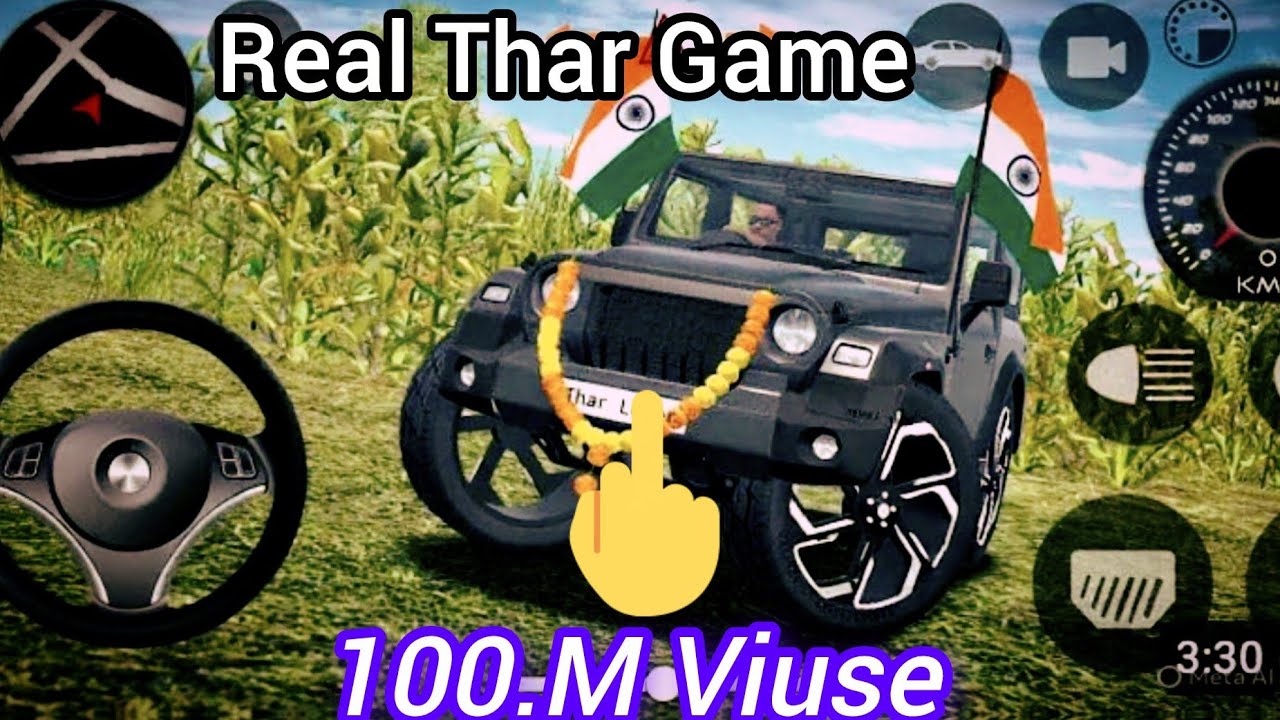 Mahindra Thar Offroad Challenge || Indian Thar Game Realistic Gameplay ||Thar Driving Simulator 2026