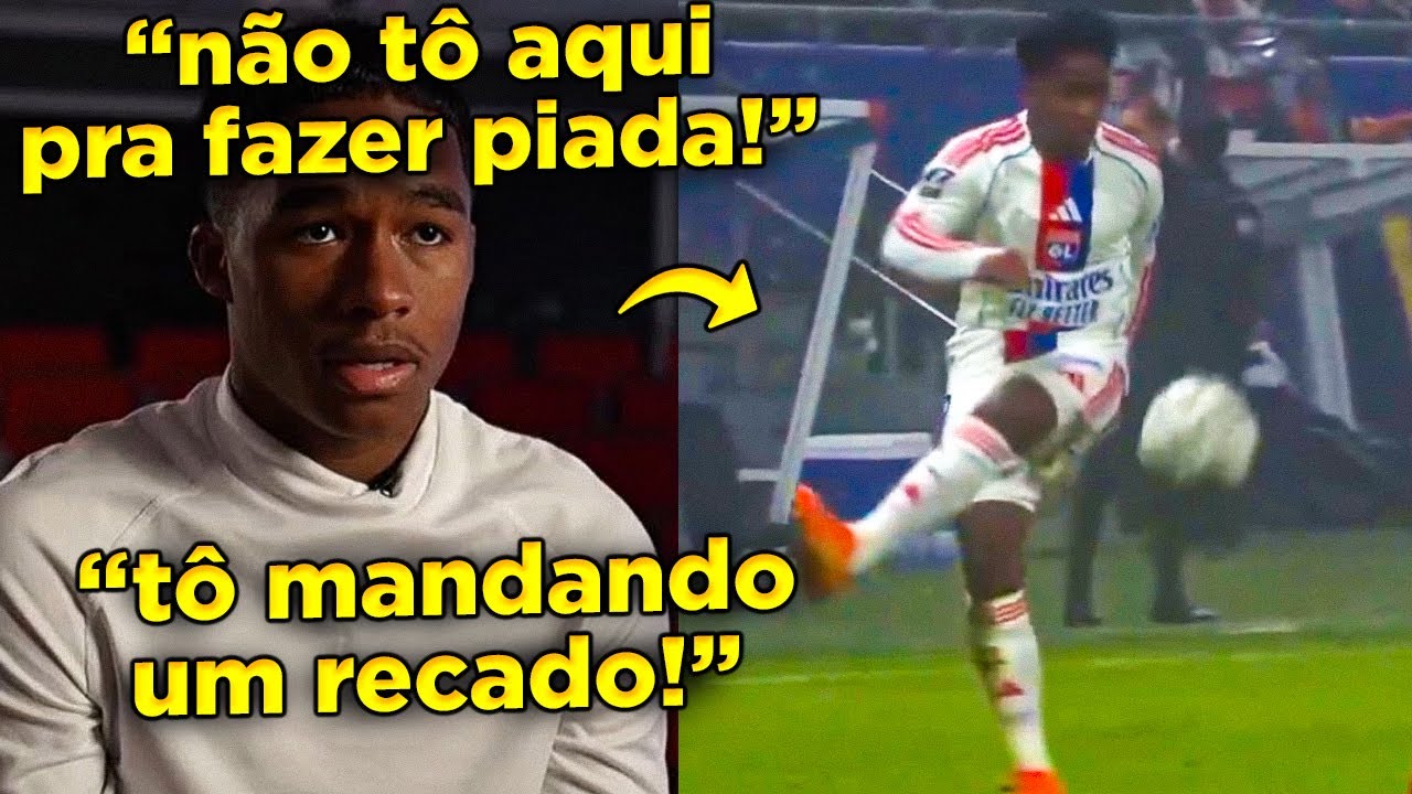🤯ESSE GAROTO É UM PSICOPATA!! ENDRICK QUEBRA FRANÇA E MANDA RECADO SOBRE SEU TEMPO NO LYON!!
