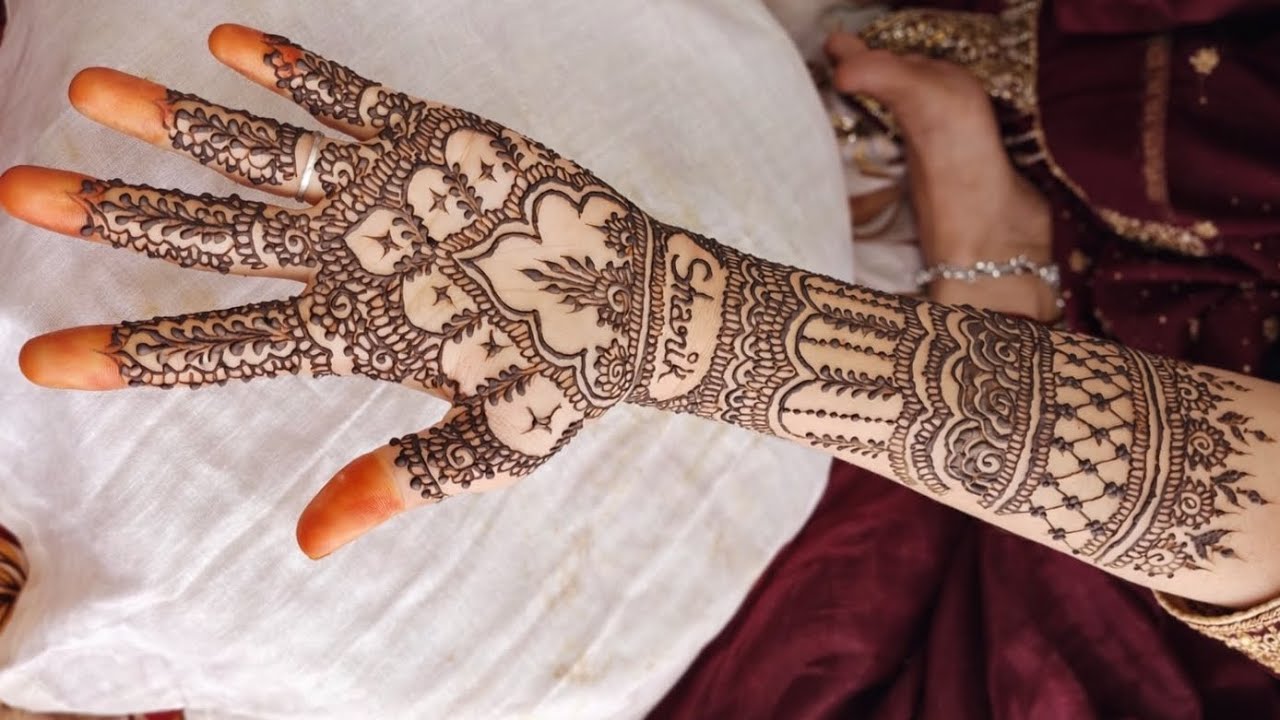 Bridal mehendi designs 🥰 new dulhan design like 👍 subscribe 💗
