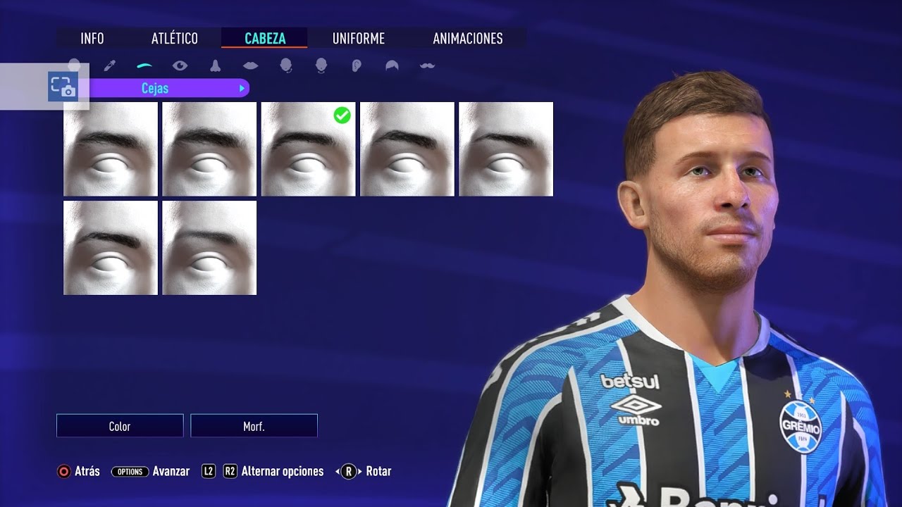 ARTHUR MELO FACE FIFA 21 FIFA 20 virtual pro proclubs lookalike