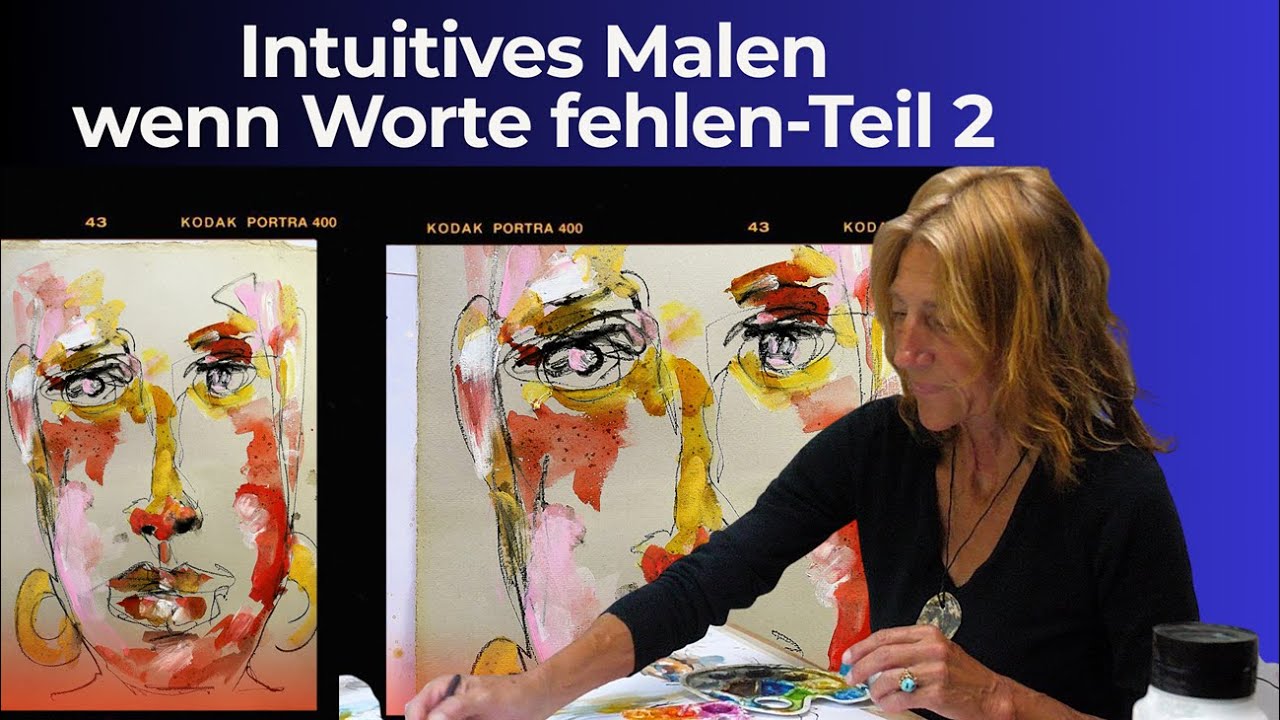 Meditatives Malen, wenn Worte fehlen - Stressfrei leben