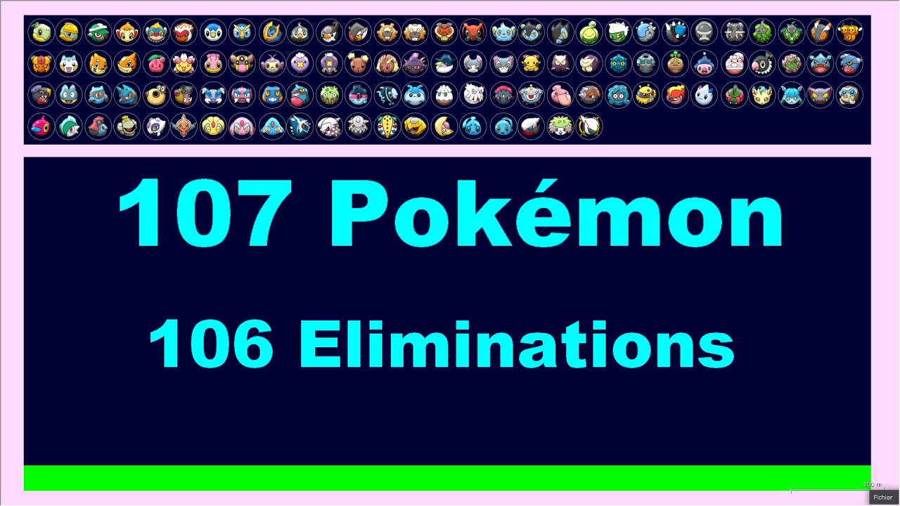 107 Pokémon and 106 eliminations Marble Race in Algodoo - Gen 4 Edition