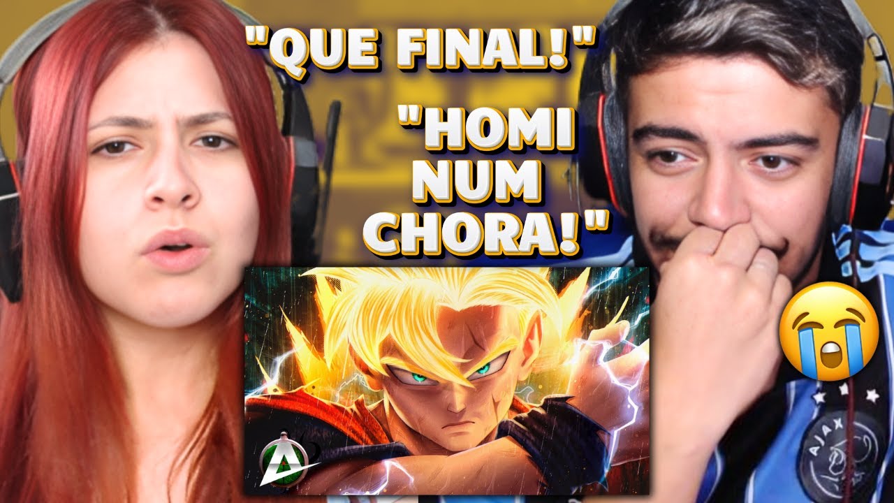 DAVID CRIED! ♪ Mirai Gohan (Dragon Ball Z) | Light of the Future | AniRap | REACT in COUPLE