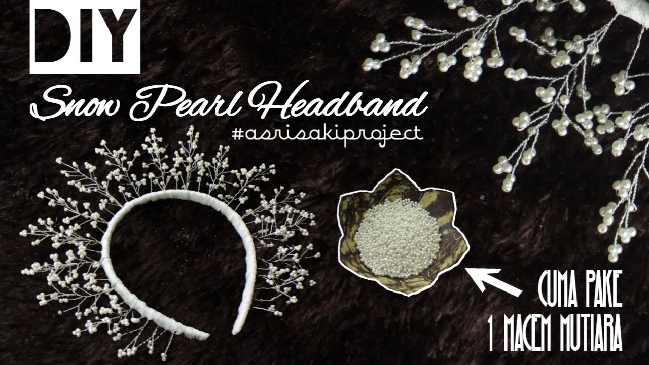 DIY TUTORIAL PEARL HEADBAND