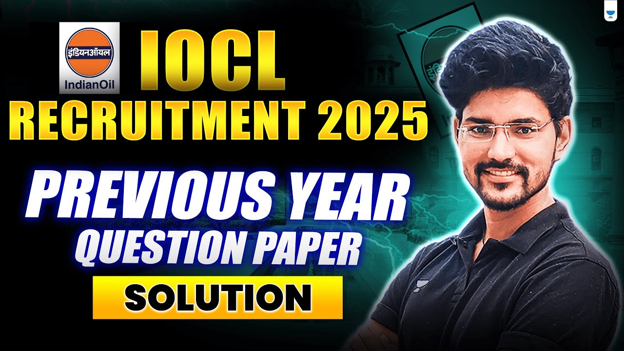 IOCL Recruitment 2025 | Previous Year Question Paper Solution | Part 1 | Devendra Poonia