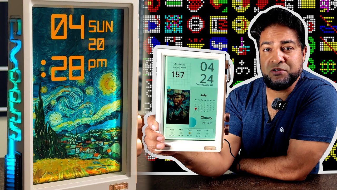 Das brandneue &bdquo;Times Frame&ldquo;-Pixel-Art-Display von Divoom