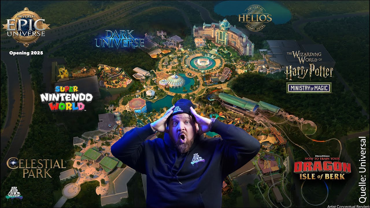 Eine Achterbahn die wirklich entgleisen kann & heftigster Freizeitpark zur Eröffnung! - EpicUnivers