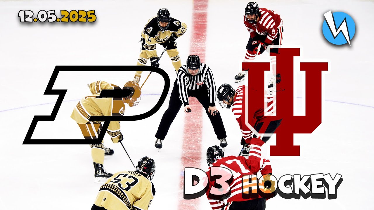 D3 Hockey (2025) ALL GOALS - Purdue Boilermakers vs. Indiana Hoosiers - Game 1/2 - Scoring Recap