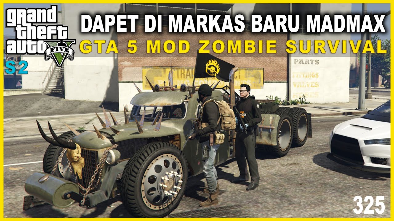 GTA 5 MOD ZOMBIE SURVIVAL - DAPET TRUK BERDURI #325