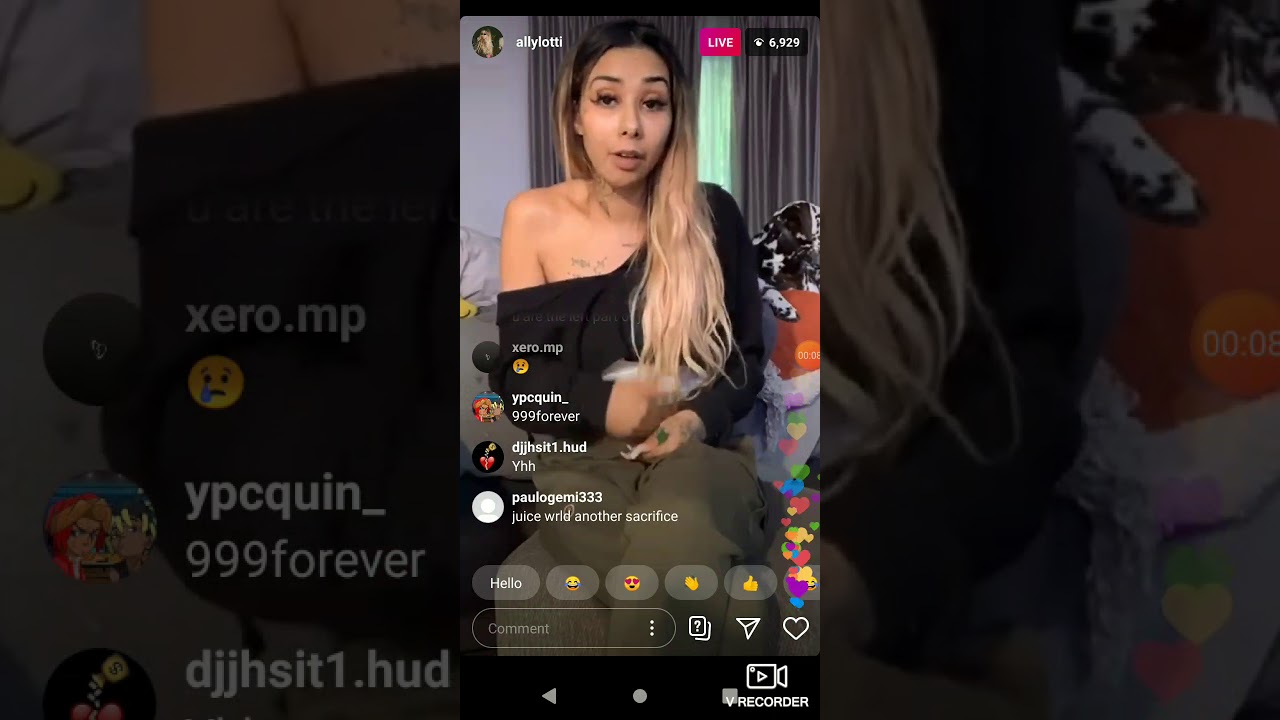 ALLY LOTTI TELLS TRUTH BEHIND #HearMeCalling by #juicewrld (watch until the end)