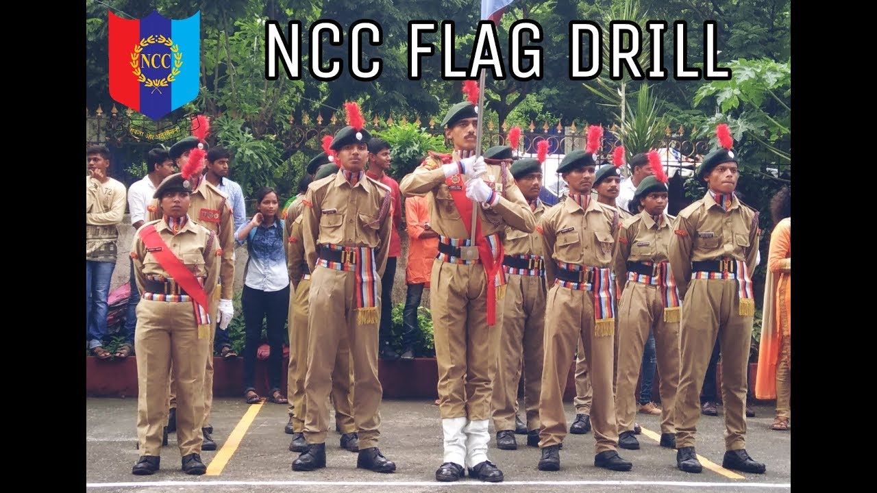 Ncc Flag drill Army wing Chetana College (Bandra East), Mumbai, Maharshtra 3MAH BN (ARMY WING) Ncc F