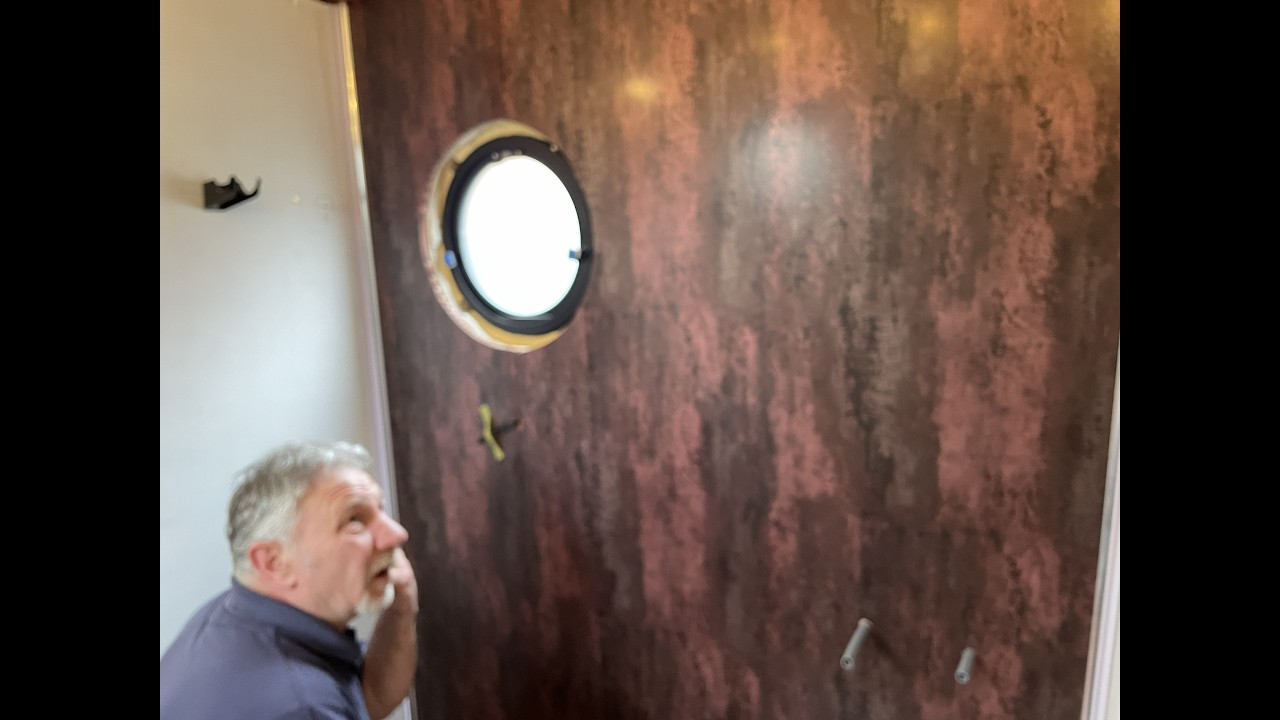 Narrowboat self fit out  Ep 91 Shower panels installed