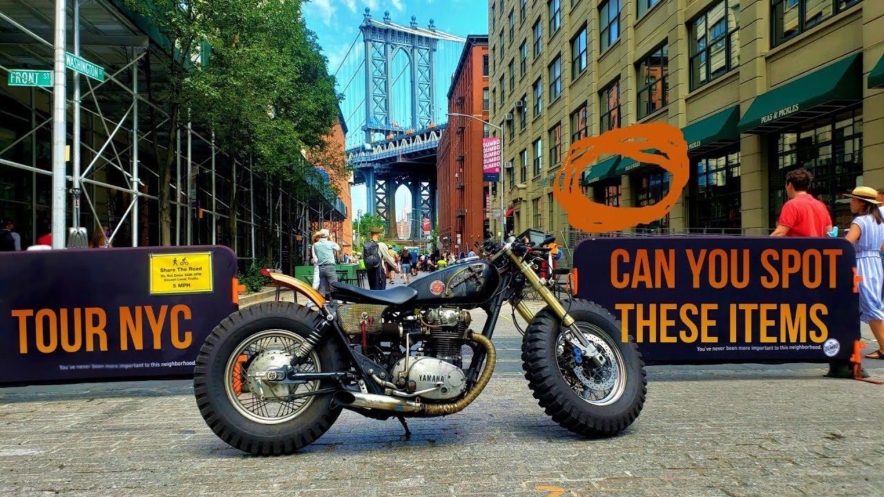 New York City by motorcycle - Eye Spy Edition