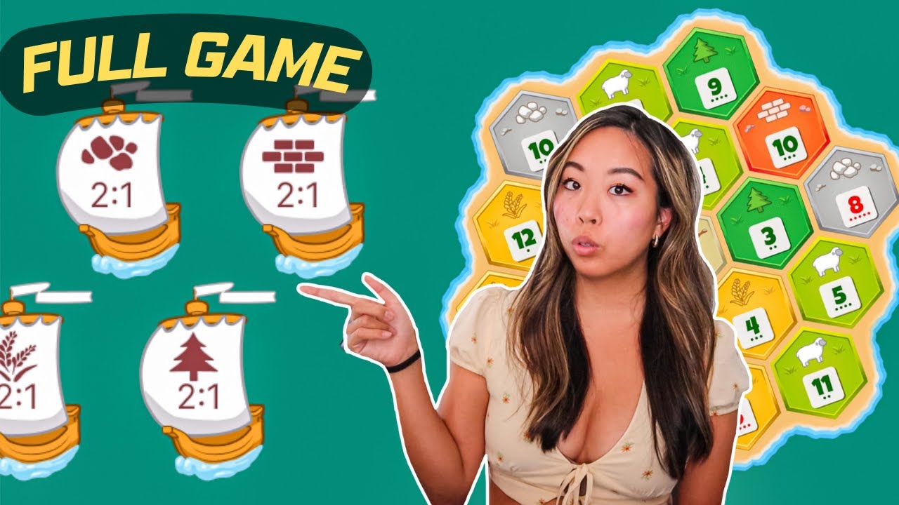 CAN 2:1 PORTS MAKE UP FOR NO WHEAT/ORE? || catan base game ranked