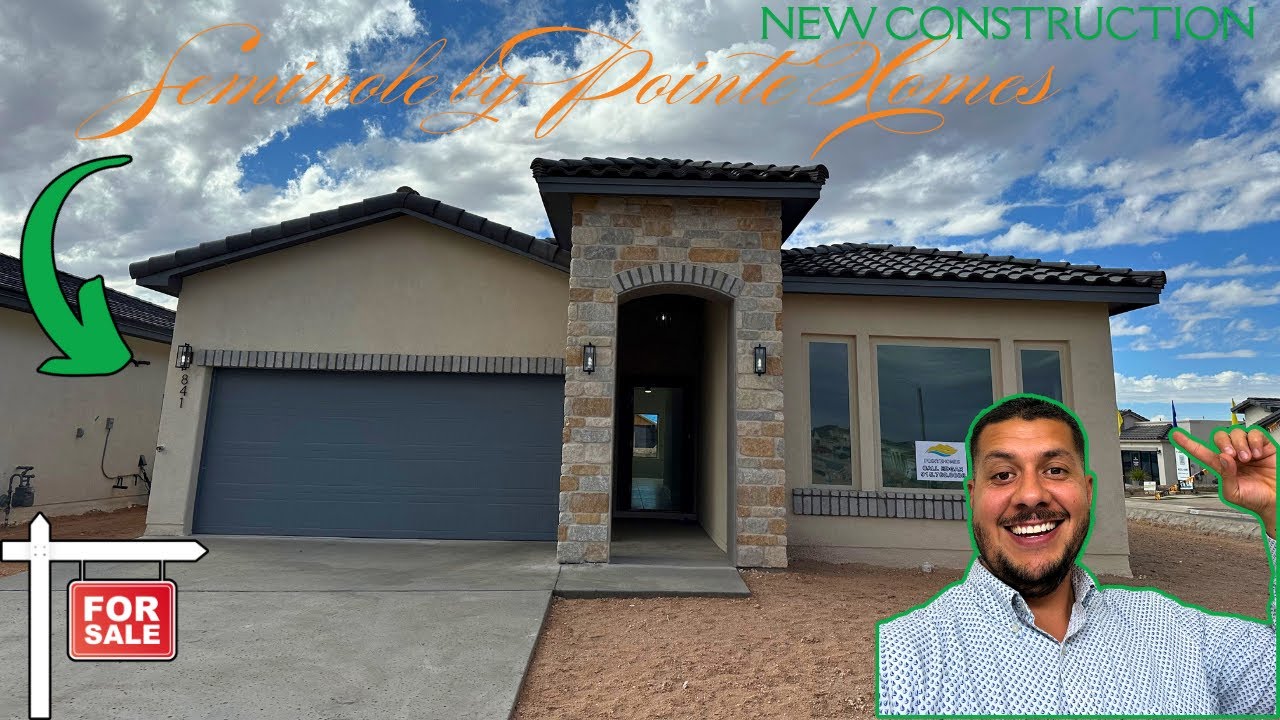 Stunning New Construction Home in El Paso! 🏠 | 4 Bed, 2.5 Bath | Pointe Homes Seminole Tour