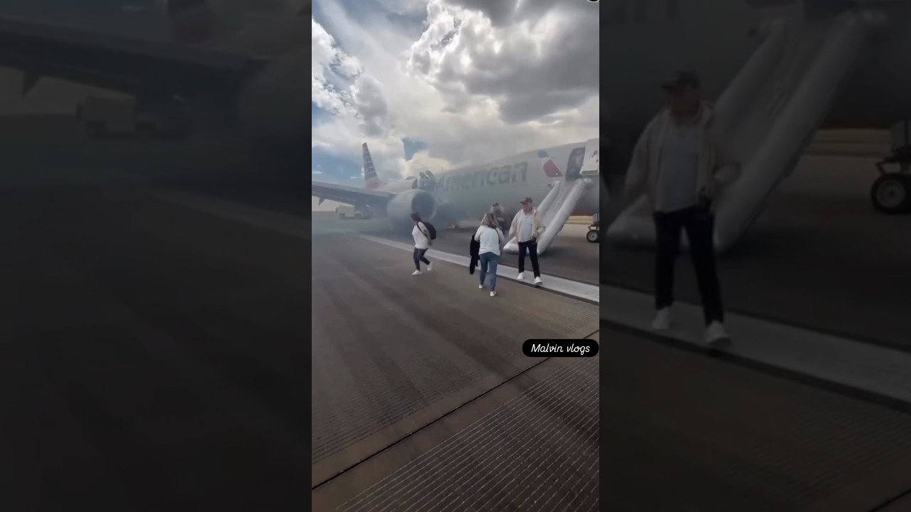 Will this emergency slide nu be worth crores 😱✈️ #shortsfeed #shortvideo