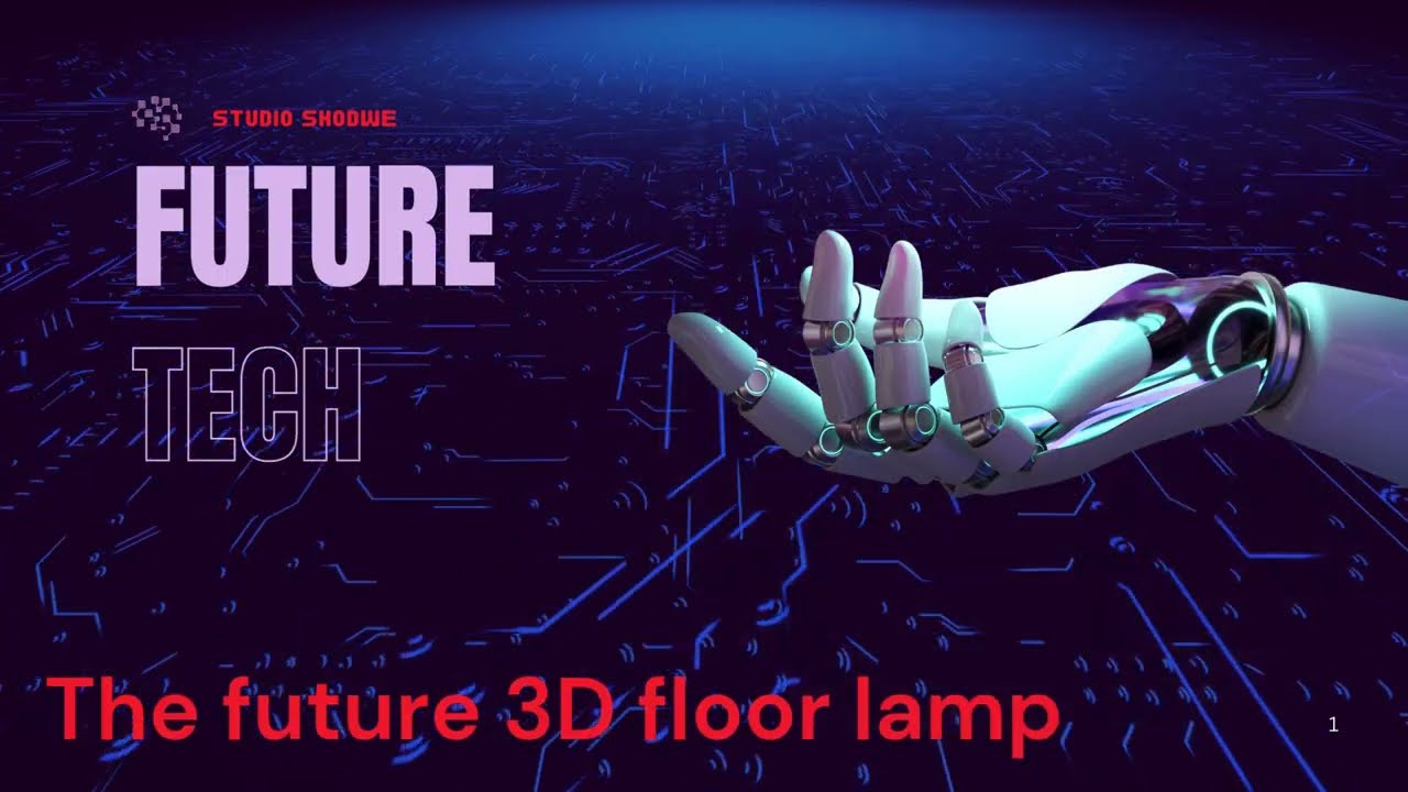 The future 3D floor lamp