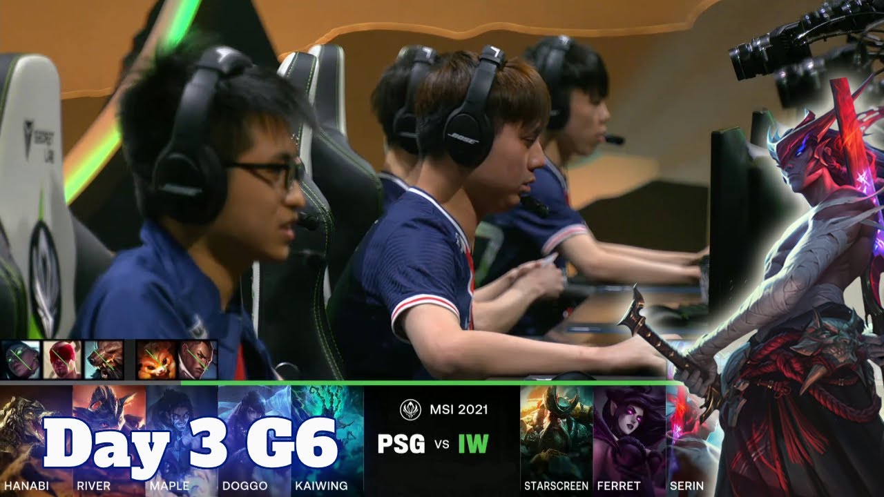 PSG vs IW - Day 3 LoL MSI 2021 Group Stage | PSG Talon vs İstanbul Wildcats full game
