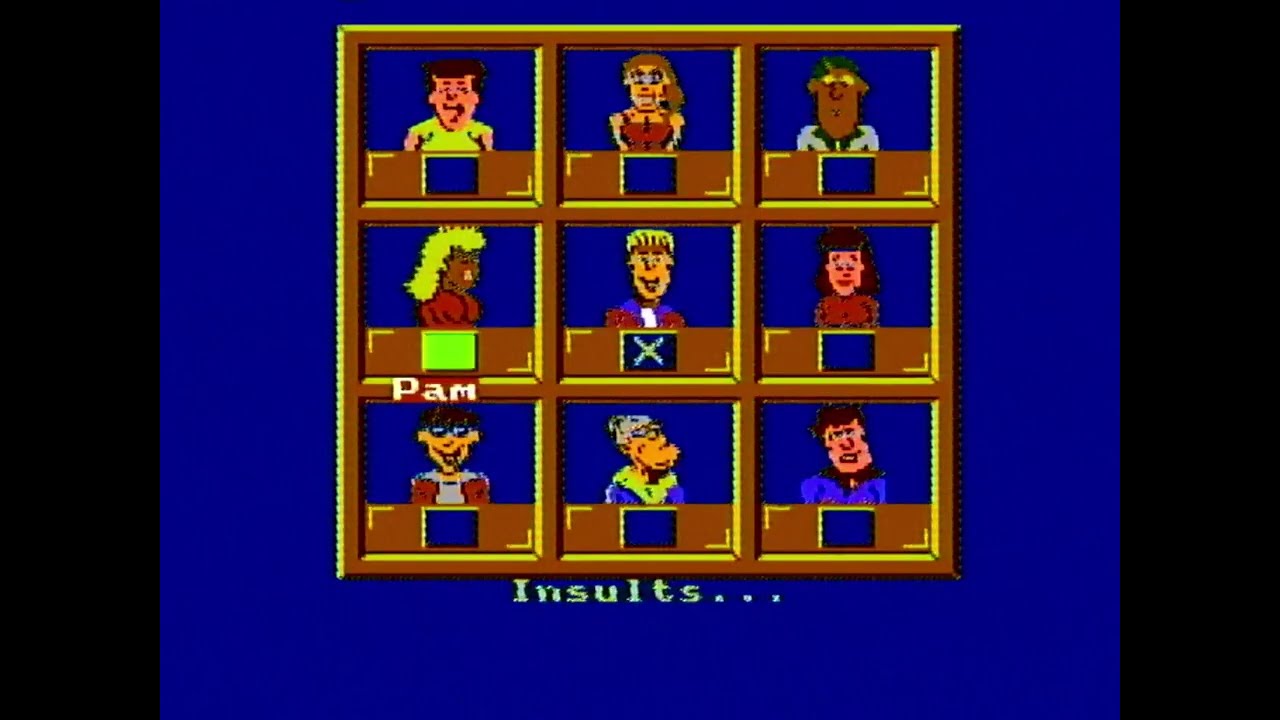 Hollywood Squares [NES] ((Solo Segment)