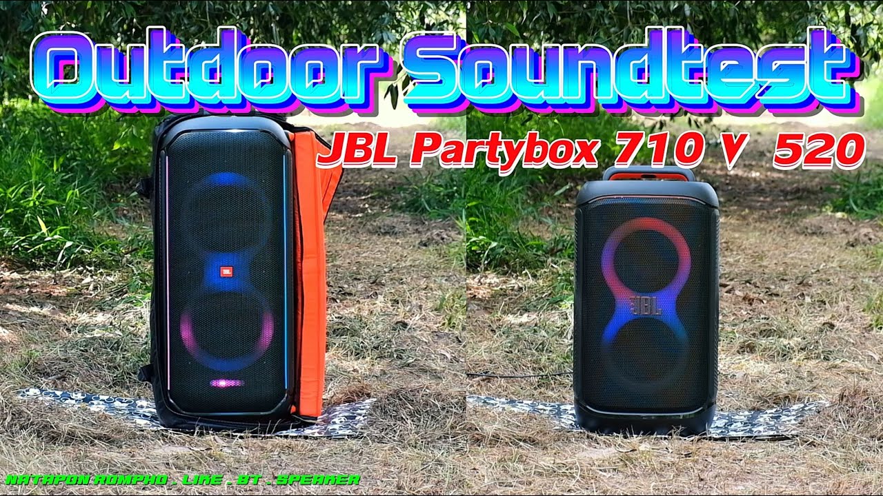 JBL Partybox 710 v 520  | Soundtest | OUTDOOR  ▹ıı||ıı||ı|ıı||||ııı||ı