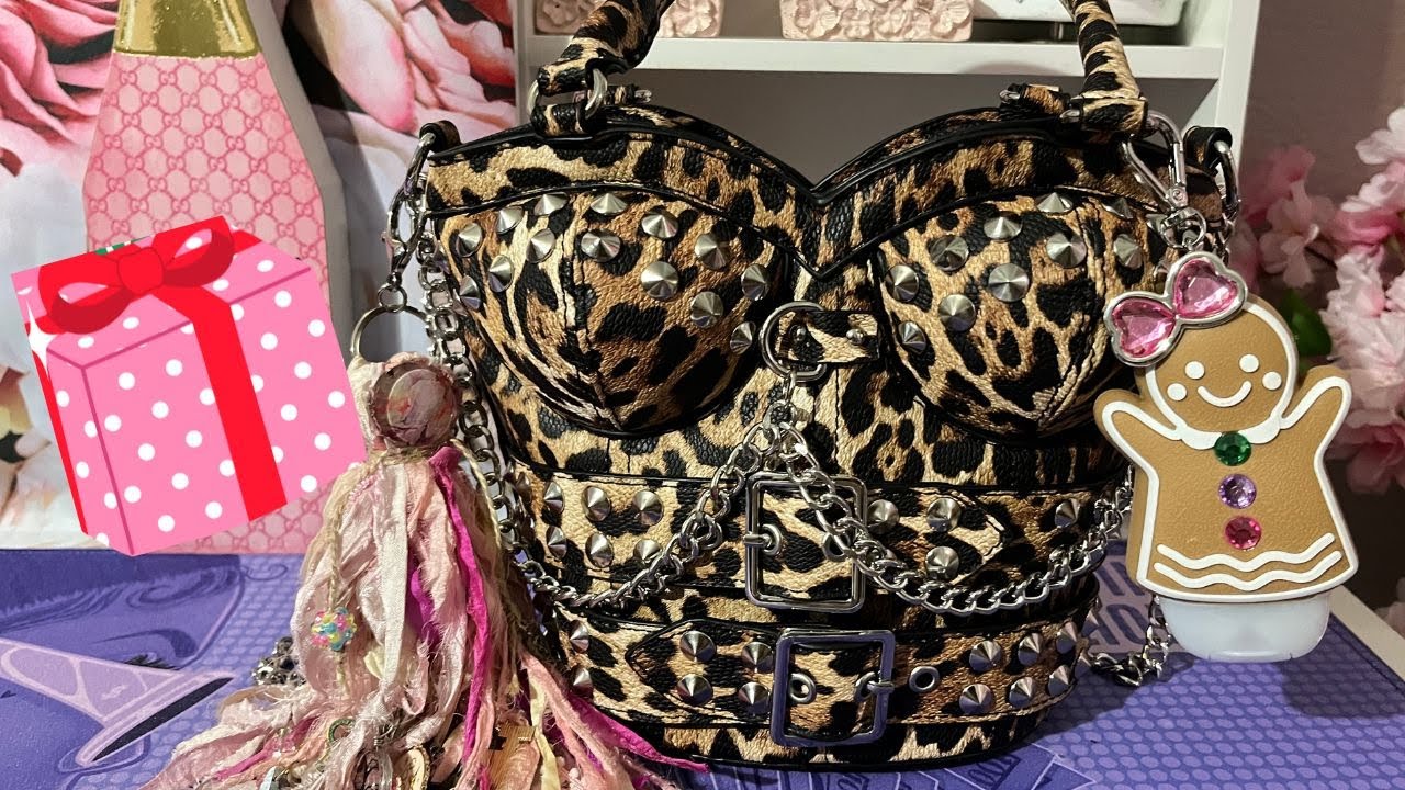🖤🐆Что в моей сумке | Сумка Fashion Nova Heart Throb с леопардовым принтом