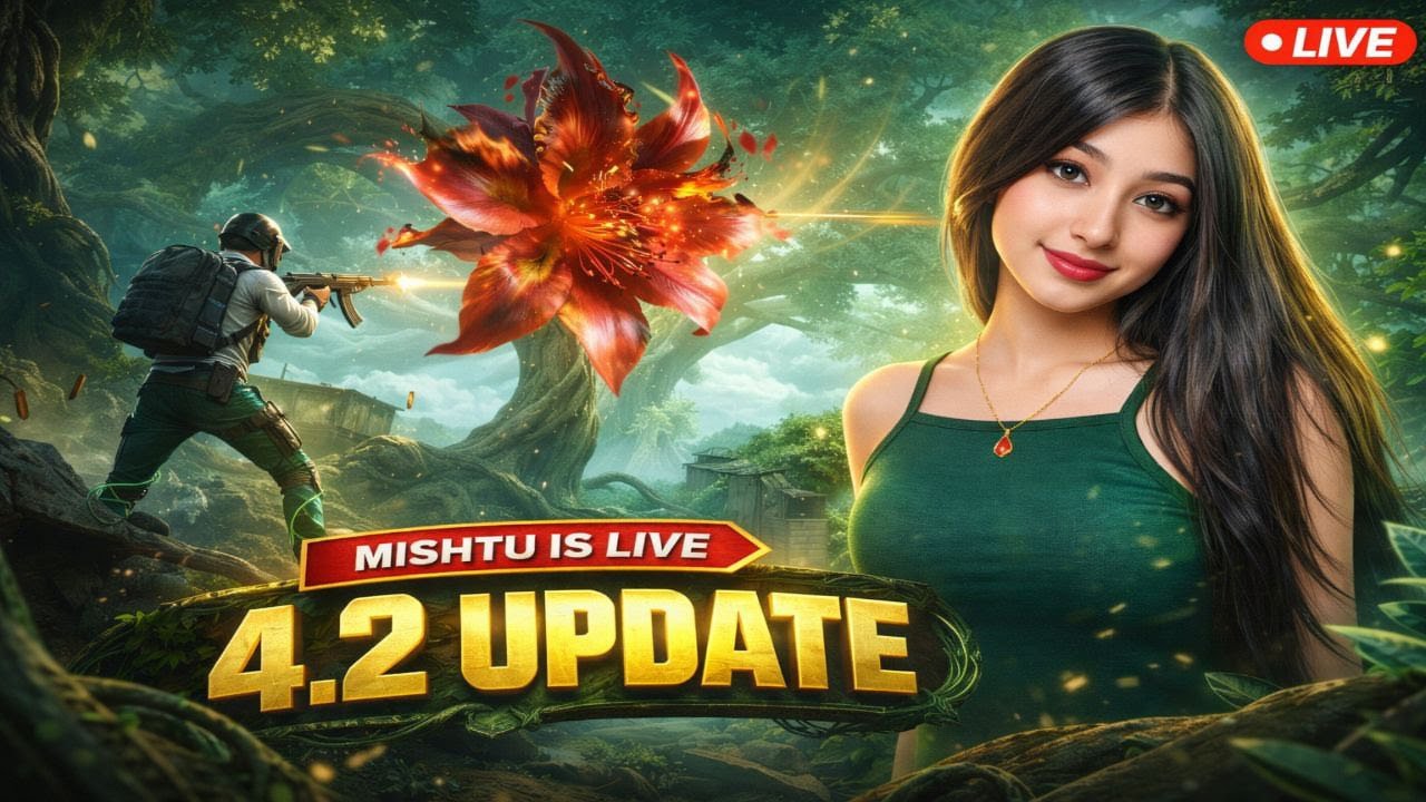 BGMI 4.2 UPDATE || BGMI LIVE || GIRL GAMER ❤️ #shorts #bgmilive #bgmi #girlgamer