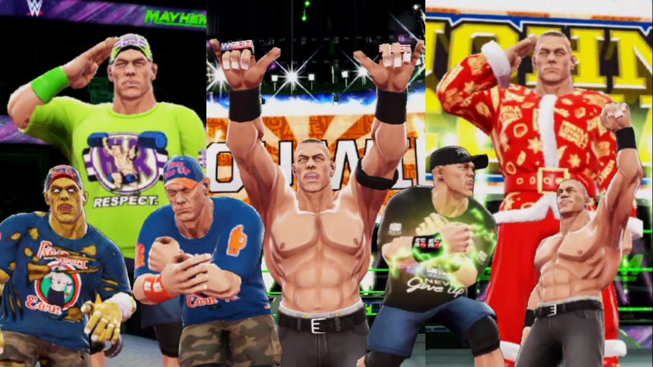 Эволюция Джона Сины в WWE Mayhem 3/6 Звездный Джон Сина 🤩