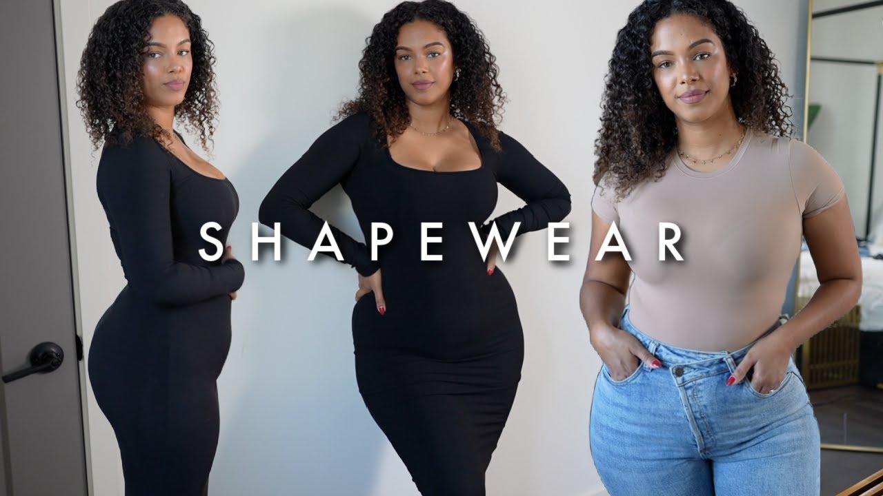 ⧽⧼ SHAPEWEAR & Weight Gain // Try-on Haul ⧽⧼ with Skims