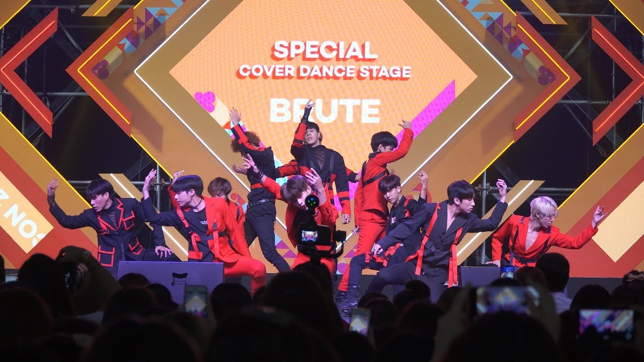 190928 BRUTE cover KPOP - FAKE LOVE (BTS) + FLASH (X1) @ KCON Special Cover Dance Stage