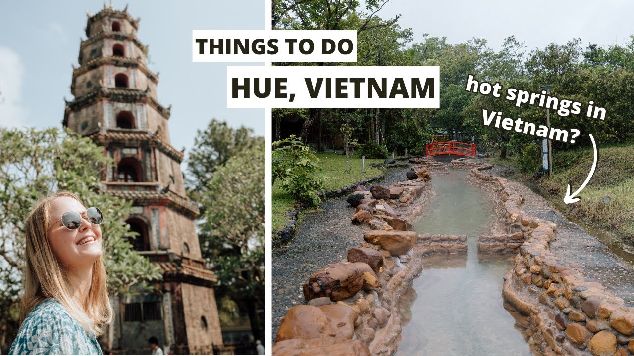 Exploring the UNIQUE city of HUE, Vietnam (Imperial City, Thien Mu Pagoda & Thanh Tan Hot Springs)