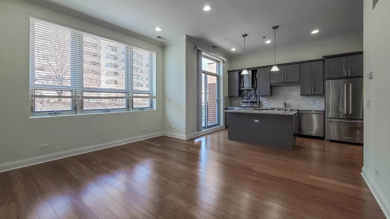 A South Loop 2-bedroom, 2-bath 837-412 at Wells Place, a boutique luxury mid-rise