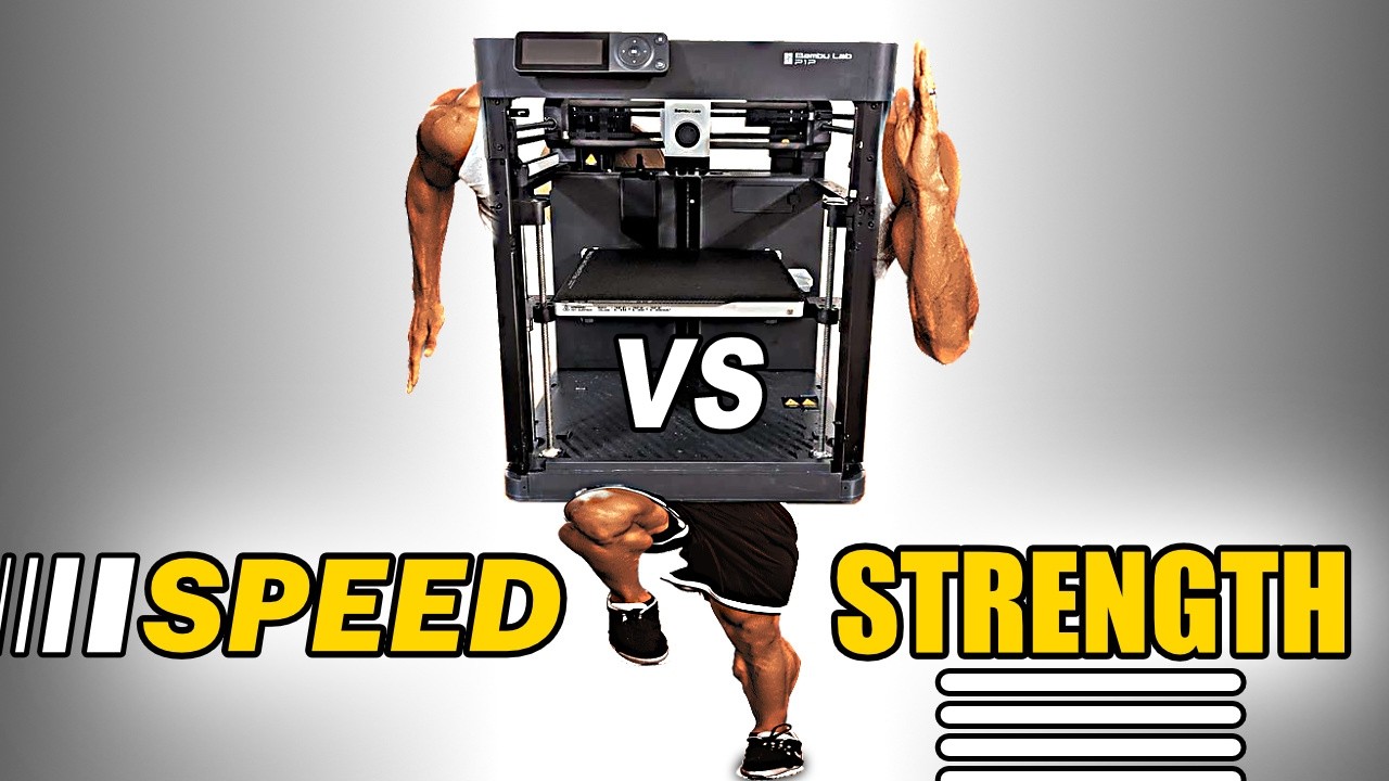 3D print speed vs strength (and quality)