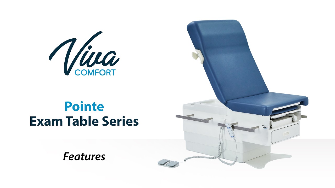 Viva Comfort &ndash; Pointe Power Exam Table Series &ndash; SKU: ADIME996-30-SERIES &ndash; Features Overview.